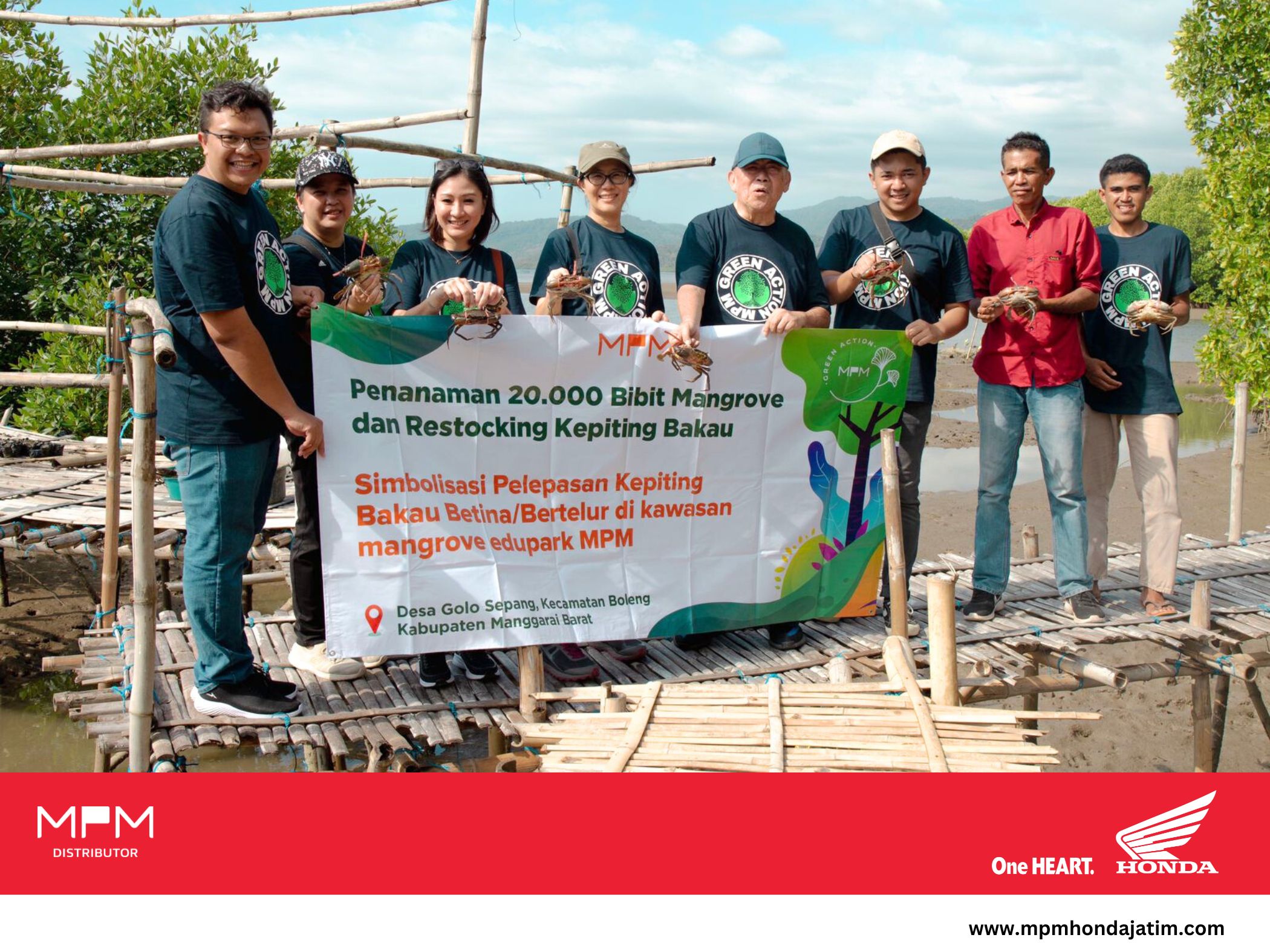 MPMX Lanjutkan Rehabilitasi Mangrove Di Golo Sepang, NTT Dengan Penambahan 2 Hektar Lahan dan Penanaman 20.000 Bibit Mangrove. 